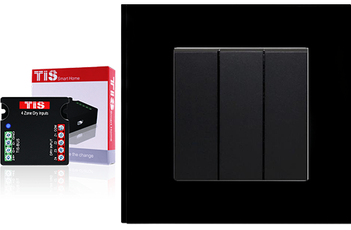 Mechanical switch 3Gang with 4zone Digital input