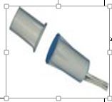 DOR-MAG-NC Screw Recessed Door/Window mag. Contact NO Type, Magnet: