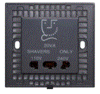 SOL-SHV-A Shaving socket Gray  Color UK Size