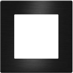 CLK-COV1-BLK Click Brushed Aluminum Cover 1 Frame   UK  Size, Black