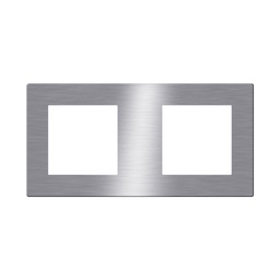 CLK-COV2-GRY Click Brushed Aluminum Cover 2 Frame   UK  Size, grey