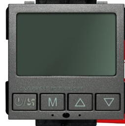 TIS-CLK-AC-GRY  Click  Series TIS-BUS  Thermostat  Modular available  GRAY