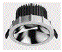 Grace GR100FR 15-18w, White Frame - Silver Reflector Fixed - Tridonic