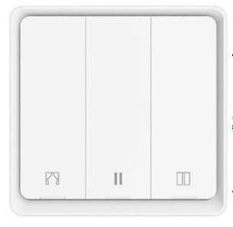 DIO-CUR-SW-BEE  White Dion Curtain Switch (with N neutral connection) Act as Repeater