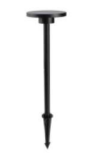 21-BL23 Bollard Spike  Light 10W IP65 BLACK  D150*H665mm